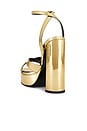 view 3 of 5 Melodia Platform Sandal in Gold