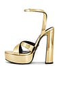 view 5 of 5 Melodia Platform Sandal in Gold