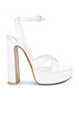 view 1 of 5 SANDALIA MELODIA PLATFORM in White