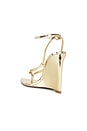 view 3 of 5 SANDALIA NAMBY WEDGE in Light Gold