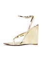view 5 of 5 SANDALIA NAMBY WEDGE in Light Gold