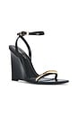 view 2 of 5 SANDALES NOLA WEDGE in Black