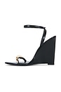 view 5 of 5 SANDALES NOLA WEDGE in Black