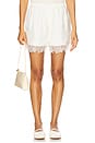 view 1 of 6 Lace Silk Shorts in Cream