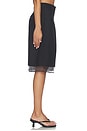 view 3 of 6 Organza Lined Shorts in Black