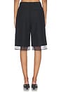 view 4 of 6 Organza Lined Shorts in Black