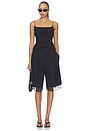 view 5 of 6 Organza Lined Shorts in Black