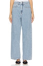 view 1 of 6 Low Waist Wide Leg in Denim Blue