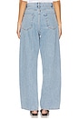 view 4 of 6 Low Waist Wide Leg in Denim Blue