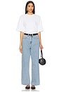 view 5 of 6 Low Waist Wide Leg in Denim Blue