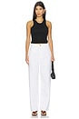 view 5 of 6 Baggy Fit Wide Leg in Optic White