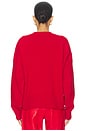 view 3 of 4 Brushed Wool Crewneck Sweater in Rosso