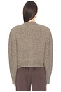 view 3 of 4 CÁRDIGAN STATEMENT MOULINÉ  in Dark Taupe Melange