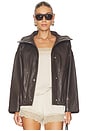 view 2 of 5 Reinvented Leather Jacket in Earth