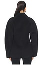 view 4 of 5 Sculptural Double-faced Jacket in Black