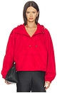 view 2 of 5 Volume Silk-blend Anorak in Red