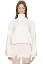 view 1 of 4 Silk Blouson Anorak Jacket in Cream