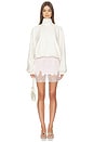 view 4 of 4 Silk Blouson Anorak Jacket in Cream