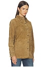view 3 of 5 SUEDE OVERSHIRT PANKOU  in Sage
