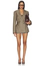 view 5 of 5 Hourglass Shaped Blazer in Desert Brown