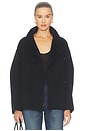 view 2 of 5 Double-faced Wool Jacket in Black