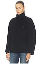 view 4 of 5 Double-faced Wool Jacket in Black
