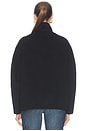 view 5 of 5 Double-faced Wool Jacket in Black
