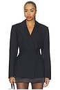 view 1 of 4 Hourglass Shaped Blazer in Navy