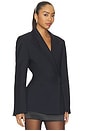 view 2 of 4 Hourglass Shaped Blazer in Navy