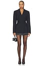 view 5 of 4 Hourglass Shaped Blazer in Navy