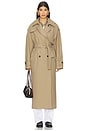 view 2 of 4 Oversized Classic Trench in Clay