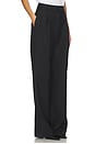 view 2 of 6 Mid-Waist Tailored Trousers in Black