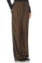 view 2 of 6 Wide Leg Silk Trousers in Forest