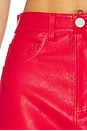 view 6 of 6 Baggy Leather Trouser in Rosso