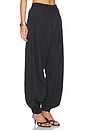 view 2 of 6 Balloon Track Pants in Black