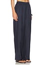 view 2 of 6 Wide Leg Silk Trousers in Night