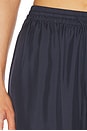 view 6 of 6 Wide Leg Silk Trousers in Night