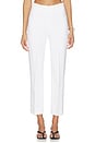 view 1 of 6 Cigarette Leg Trousers in Optic White