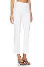 view 2 of 6 Cigarette Leg Trousers in Optic White