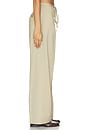 view 3 of 6 Relaxed Drawstring Trousers in Beige