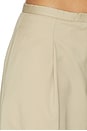 view 6 of 6 Relaxed Drawstring Trousers in Beige