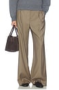 view 1 of 7 Relaxed Drawstring Trousers in Desert	Brown