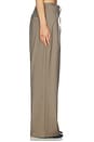 view 5 of 7 Relaxed Drawstring Trousers in Desert	Brown