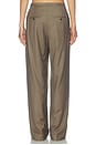 view 6 of 7 Relaxed Drawstring Trousers in Desert	Brown