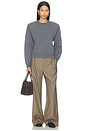 view 7 of 7 Relaxed Drawstring Trousers in Desert	Brown