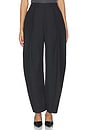 view 2 of 7 Puck Sculptural Tailored Trouser in Black
