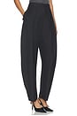 view 3 of 7 Puck Sculptural Tailored Trouser in Black