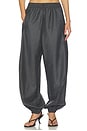 view 1 of 6 PANTALONES DEPORTIVOS DE CORTE GLOBO BALLOON TRACK PANTS in Dark Grey Melange