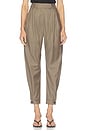 view 1 of 6 PANTALÓN DE PUÑO ENTALLADO TAILORED CUFF TROUSERS in Desert Brown