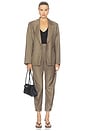 view 6 of 6 PANTALÓN DE PUÑO ENTALLADO TAILORED CUFF TROUSERS in Desert Brown